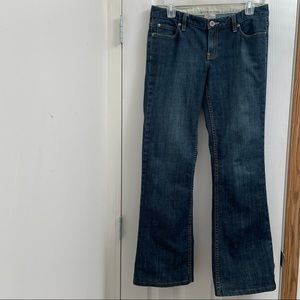 Banana Republic stretch extensible blue denim women Jean. Size 4. Used.